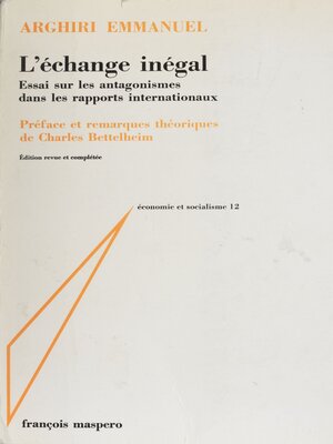cover image of L'échange inégal